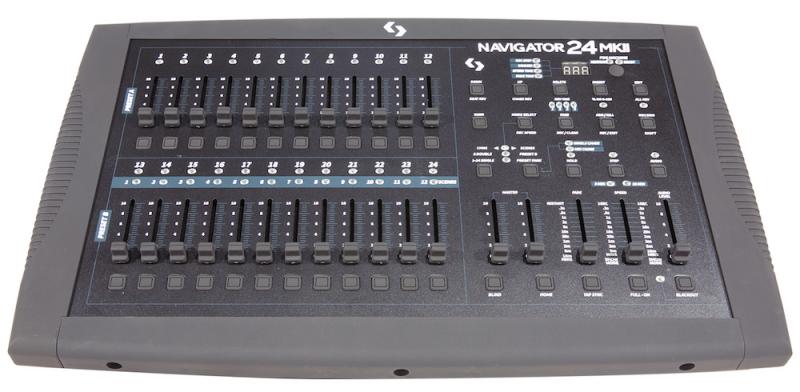 CONTROLADOR DMX ILUMINACION NAVIGATOR 24 MKII TECSHOW