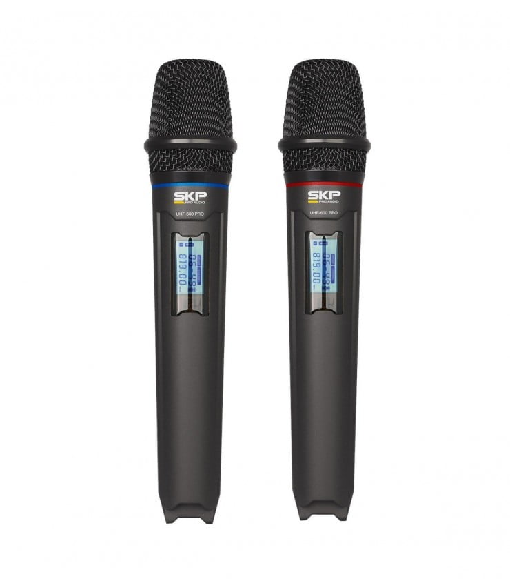 SISTEMA INALAMBRICO DOBLE DE MANO UHF-600 PRO SKP - Imagen 4
