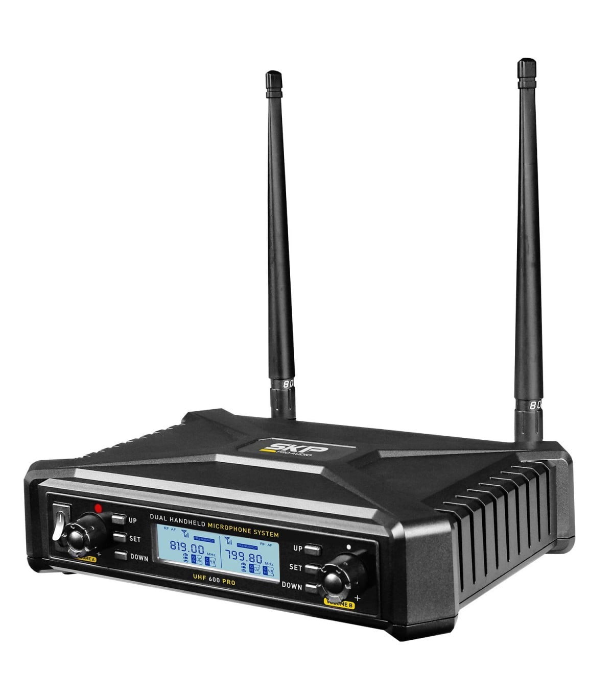 SISTEMA INALAMBRICO DOBLE DE MANO UHF-600 PRO SKP - Imagen 3