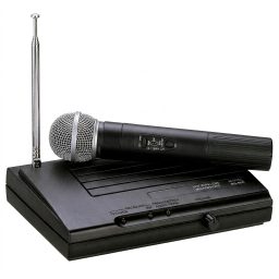 MICRÓFONO INALÁMBRICO DE MANO VHF LEEM VHF-18