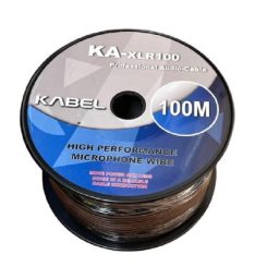 ROLLO CABLE BALANCEADO MICROFONO 100 MTS KA-XLR100 KABEL