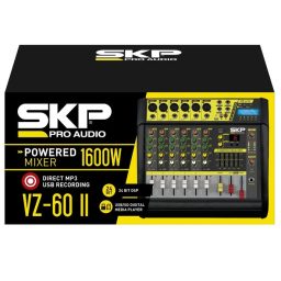 CONSOLA POTENCIADA SKP PRO AUDIO VZ 60 II B - Biomusic Chile