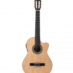 GUITARRA ELECTROACÚSTICA NYLON CON FUNDA CG100E MEMPHIS