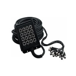 MULTIPAR 12 ENTRADAS 4 ENVIOS 15 MTS RCL30905 ROCKCABLE
