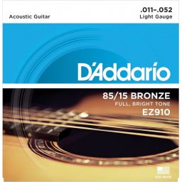 SET DE CUERDAS GUITARRA ACUSTICA/FOLK 11-52 EZ910 DADDARIO