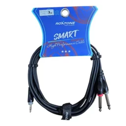 CABLE AUDIO 3,5 STEREO A 2 PLUG 6,3 3MTS SAYC130L3 ROXTONE